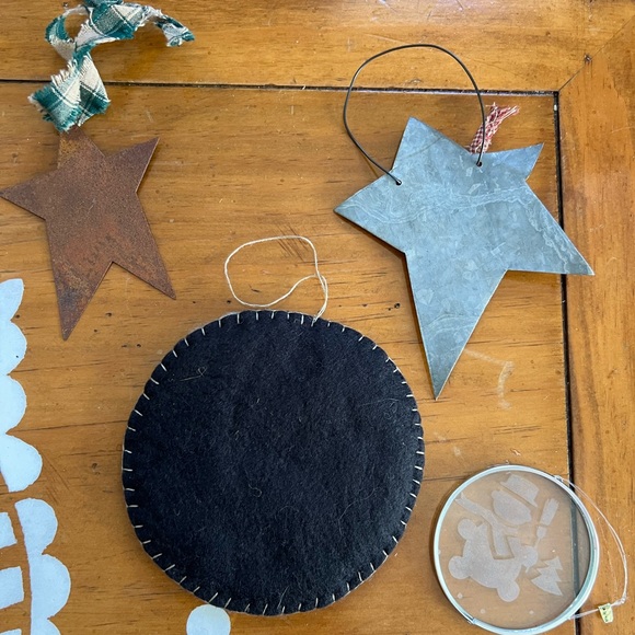 Ornament Lot (4) Vintage- Primitive- Rustic 🎄 - Picture 6 of 6